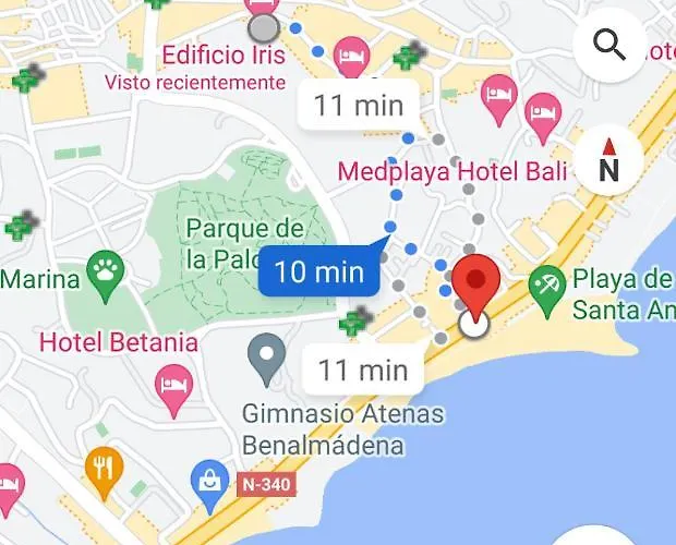 Sweet Estudio No Fumadores Con Vistas Al Mar Y Excelente Conexion Wifi Non Smoking With Sea Views And Excellent Wifi Enjoy Plenty Of Morning Sun Apartament Benalmádena